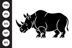 Rhino Silhouette SVG Product Image 1