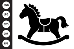 Rocking Horse SVG Product Image 1