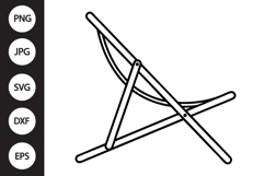 Deck Chair SVG Product Image 1