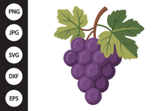 Grapes SVG Product Image 1