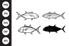 Giant Trevally Fish SVG, Giant Trevally Fish Clipart Product Image 1