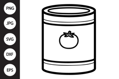 Tomato Soup Can SVG Product Image 1