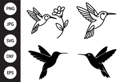 Hummingbird SVG, Hummingbird Clipart Product Image 1