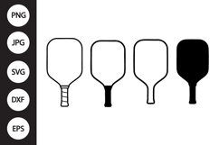 PickleBall Paddle SVG, PickleBall Paddle Clipart Product Image 1