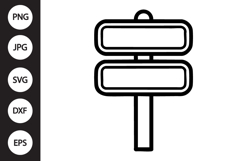 Street Sign SVG Product Image 1