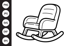 Rocking Chair SVG Product Image 1