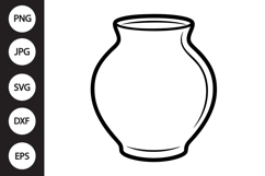 Pottery Vase SVG Product Image 1