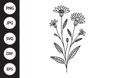 Prairie Wildflower SVG Product Image 1