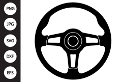 Steering Wheel SVG Product Image 1
