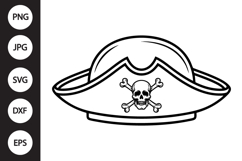Pirate Hat SVG Product Image 1