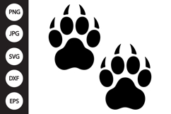 Wolf Paw Print SVG Product Image 1