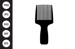 Afro Comb SVG Product Image 1
