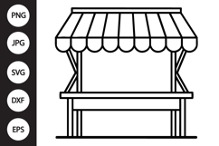 Shop Stand SVG Product Image 1