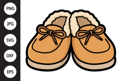 Moccasin Slippers SVG Product Image 1
