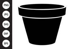 Flower Pot SVG Product Image 1