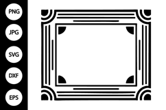 Modern Bold Frame SVG Product Image 1