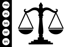 Justice Scales SVG Product Image 1