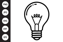 Light Bulb SVG Product Image 1