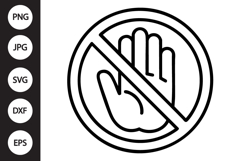Stop Hand SVG Product Image 1