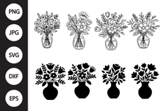 Flower Vase SVG Product Image 1