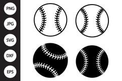 Baseball SVG, Baseball Clipart Product Image 1