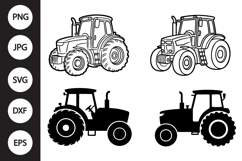 Tractor SVG,, Tractor Clipart Product Image 1