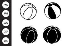 Beach Ball SVG, Beach Ball Clipart Product Image 1