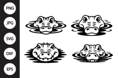 Crocodile SVG, Crocodile Clipart Product Image 1