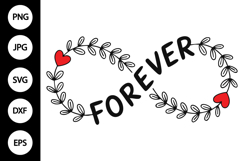 Infinity Forever with Vines SVG Product Image 1