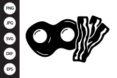 Bacon and Eggs SVG Product Image 1