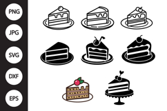 Cake Slice SVG Product Image 1