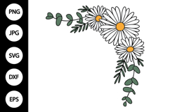 Floral Border SVG Product Image 1