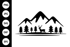 Mountain Forest SVG Product Image 1