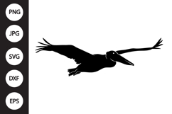 Flying Pelican SVG Product Image 1
