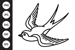 Swallow SVG Product Image 1