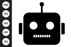 Robot Head SVG Product Image 1