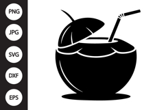 Coconut Drink SVG Product Image 1