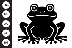 Frog Silhouette SVG Product Image 1