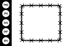 Barbed Wire SVG Product Image 1