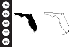 Florida State SVG, Florida State Clipart Product Image 1