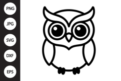 Cute Owl SVG Product Image 1