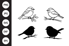 Chickadee SVG, Chickadee Clipart Product Image 1
