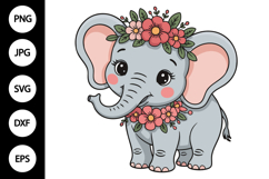 Baby Elephant SVG Product Image 1