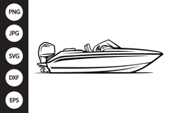 Speedboat SVG Product Image 1