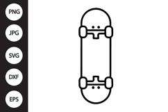 Skateboard SVG Product Image 1