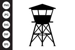 Watch Tower SVG Product Image 1