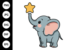 Baby Elephant SVG Product Image 1