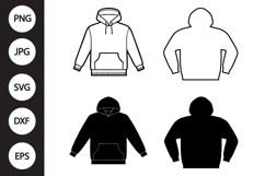 Hoodie SVG, Hoodie Clipart Product Image 1