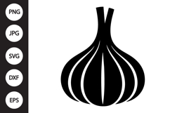 Garlic Silhouette SVG Product Image 1