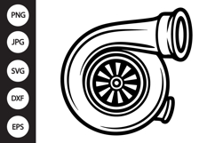 Turbocharger SVG Product Image 1